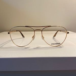 Steve Madden Gold Aviator Frame